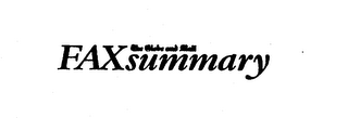 THE GLOBE AND MAIL FAXSUMMARY logo