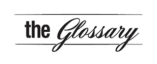 THE GLOSSARY logo