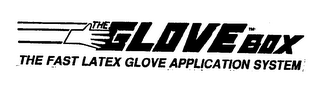 THE GLOVE BOX THE FAST LATEX GLOVE APPLICATION SYSTEM logo