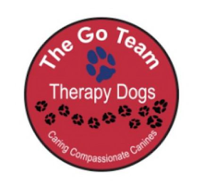 THE GO TEAM THERAPY DOGS CARING COMPASSIONATE CANINES logo