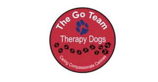 THE GO TEAM THERAPY DOGS CARING COMPASSIONATE CANINES logo