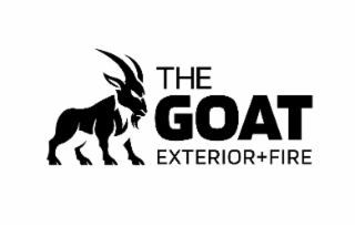 THE GOAT EXTERIOR+FIRE logo