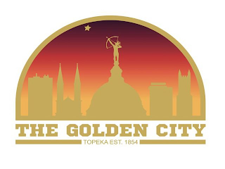 THE GOLDEN CITY TOPEKA EST. 1854 logo