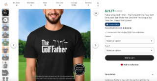 THE GOLF FATHER logo