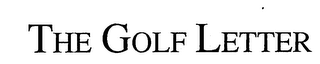 THE GOLF LETTER logo