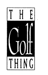 THE GOLF THING logo
