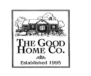 THE GOOD HOME CO. ESTABLISHED 1995 logo