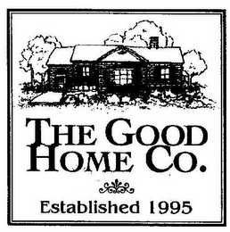 THE GOOD HOME CO. ESTABLISHED 1995 logo