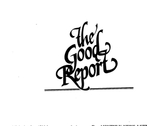 THE GOOD REPORT logo