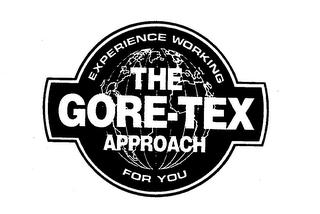 THE GORE-TEX APPROACH EXPERIENCE WORKING FOR YOU logo