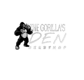 THE GORILLA'S DEN HERBSHOP logo