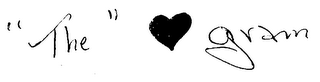 "THE" GRAM logo