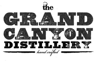 THE GRAND CANYON DISTILLERY HAND CRAFTED logo