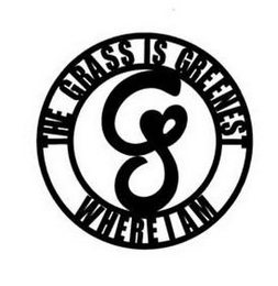 THE GRASS IS GREENEST WHERE I AM GG logo
