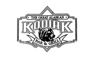 THE GREAT ALASKAN KODIAK BAR & GRILL logo