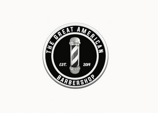 THE GREAT AMERICAN BARBERSHOP EST. 2014 logo