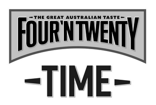 THE GREAT AUSTRALIAN TASTE FOUR'N TWENTY TIME logo