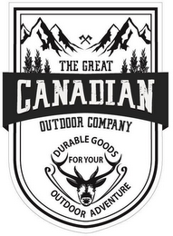 THE GREAT CANADIAN OUTDOOR COMPANY DURABLE GOODS FOR YOUR OUTDOOR ADVENTURE logo