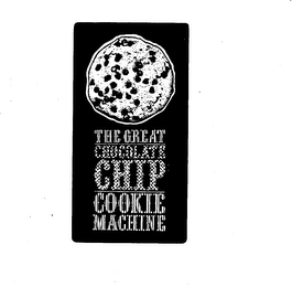 THE GREAT CHOCOLATE CHIP COOKIE MACHINE logo