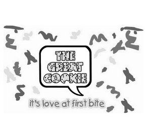 THE GREAT COOKIE IT'S LOVE AT FIRST BITE logo