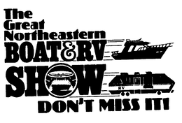THE GREAT NORTHEASTERN BOAT & RV SHOW DON'T MISS IT] logo
