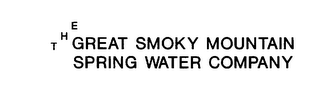THE GREAT SMOKY MOUNTAIN SPRING WATER COMPANY logo