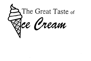 THE GREAT TASTE OF ICE CREAM logo