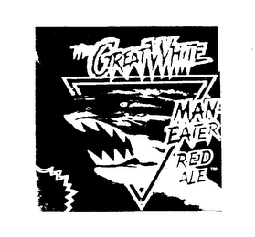 THE GREAT WHITE MAN EATER RED ALE logo
