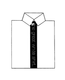 THE GREAT WHITE SHIRT. logo