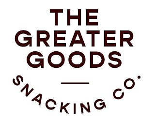THE GREATER GOODS SNACKING CO. logo