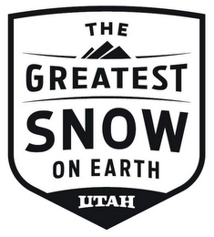 THE GREATEST SNOW ON EARTH UTAH logo