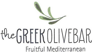 THE GREEK OLIVE BAR FRUITFUL MEDITERRANEAN logo