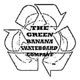 THE GREEN BANANA SKATEBOARD COMPANY logo