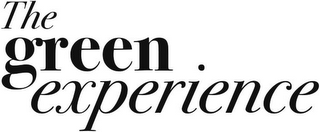 THE GREEN EXPERIENCE logo