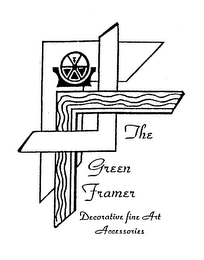 THE GREEN FRAMER DECORATIVE FINE ART ACCESSORIES logo
