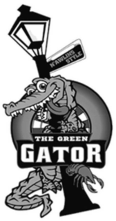 THE GREEN GATOR N'AWLINS STYLE logo