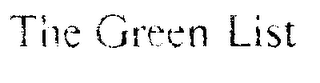 THE GREEN LIST logo