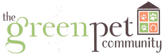 THE GREEN PET COMMUNITY logo