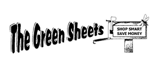 THE GREEN SHEETS SHOP SMART SAVE MONEY logo
