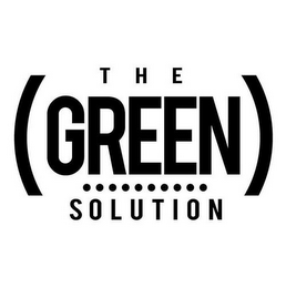 (THE GREEN SOLUTION) logo