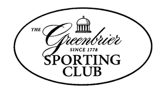 THE GREENBRIER SPORTING CLUB SINCE 1778 logo