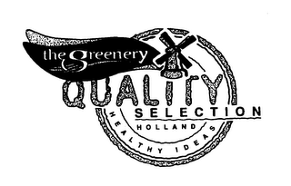 THE GREENERY QUALITY SELECTION HOLLAND HEALTHY IDEAS logo