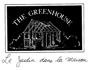 THE GREENHOUSE LE JARDIN DANS LA MAISON logo
