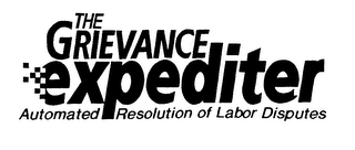 THE GRIEVANCE EXPEDITER AUTOMATED RESOLUTION OF LABOR DISPUTES logo