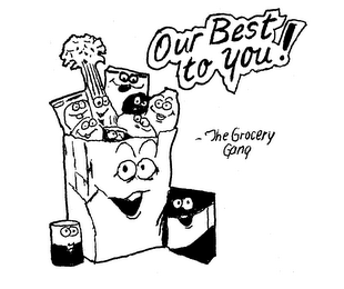 THE GROCERY GANG OUR BEST TO YOU! logo