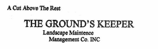 THE GROUND'S KEEPER logo