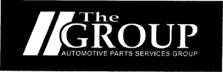 THE GROUP AUTOMOTIVE PARTS SERVICES GROUP logo