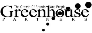 THE GROWTH OF BRANDS AND PEOPLE GREENHOUSE PARTNERS logo