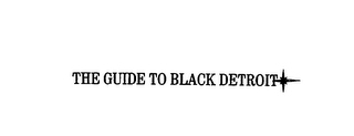 THE GUIDE TO BLACK DETROIT logo