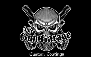THE GUN GARAGE CUSTOM COATINGS logo